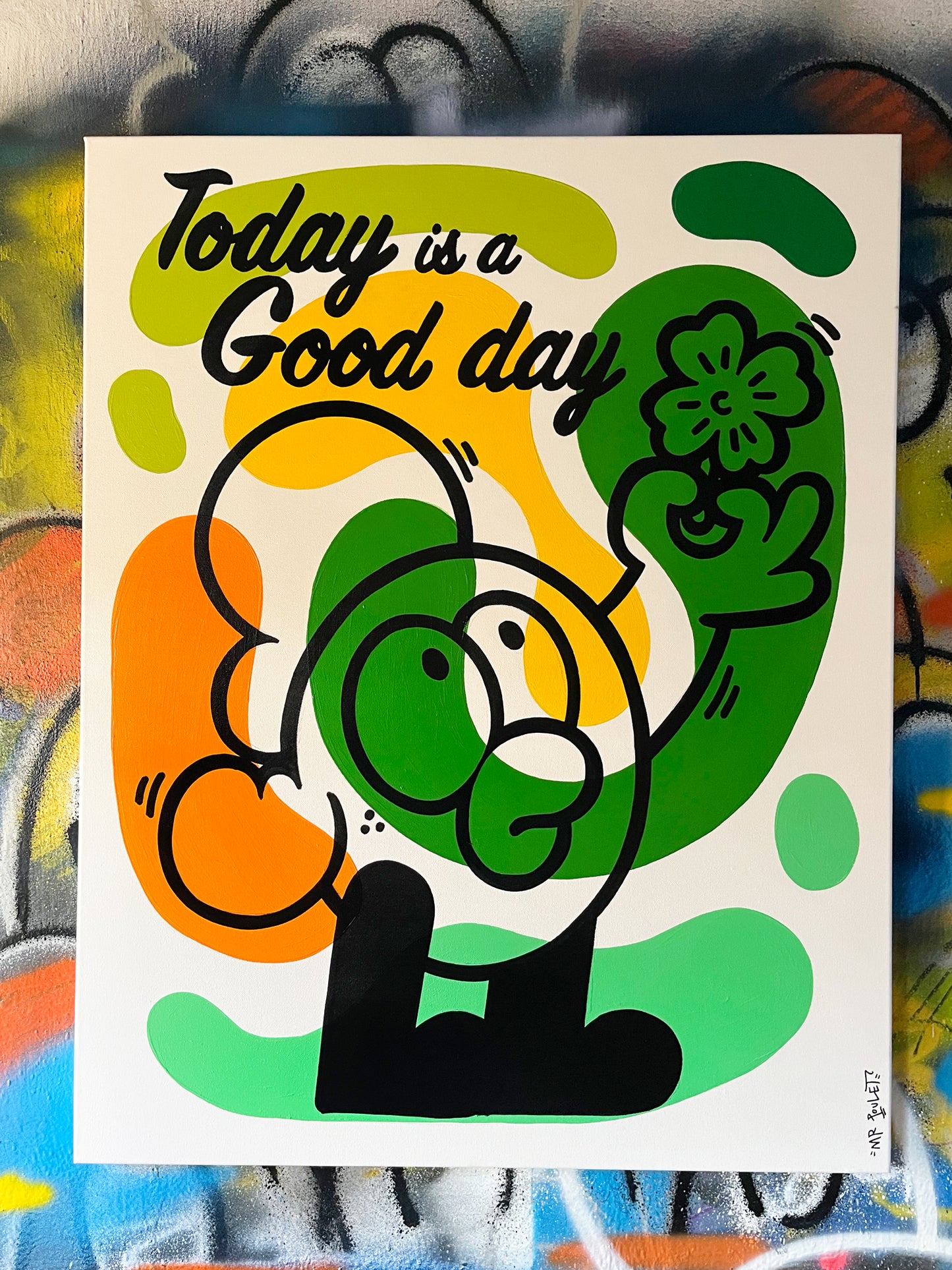 Today is a good day// Toile 92x73