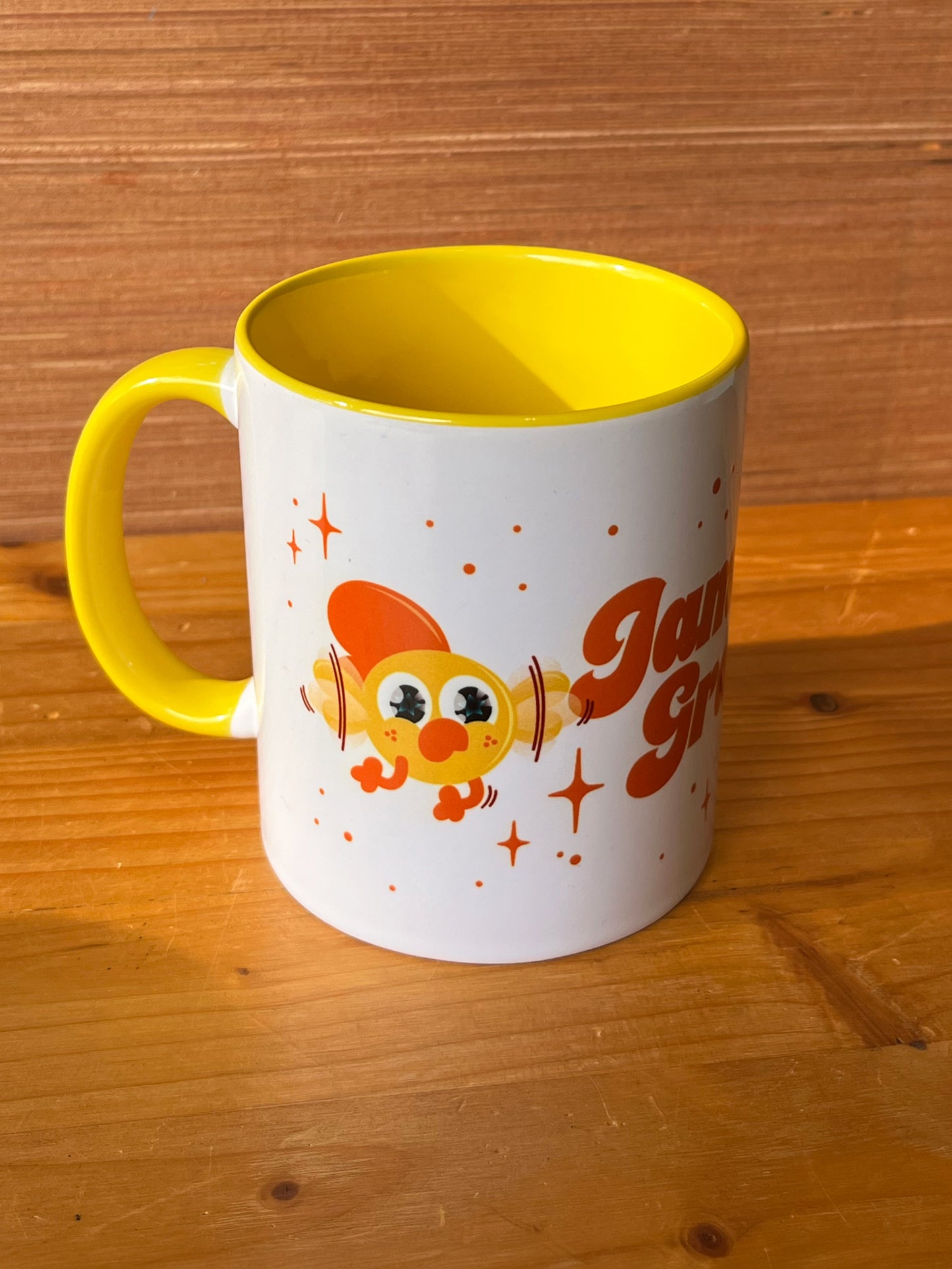 Mug Jamais Grandir design vintage