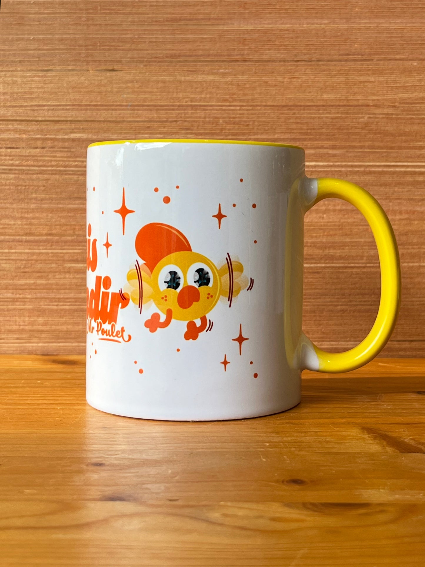 Mug Jamais Grandir design vintage