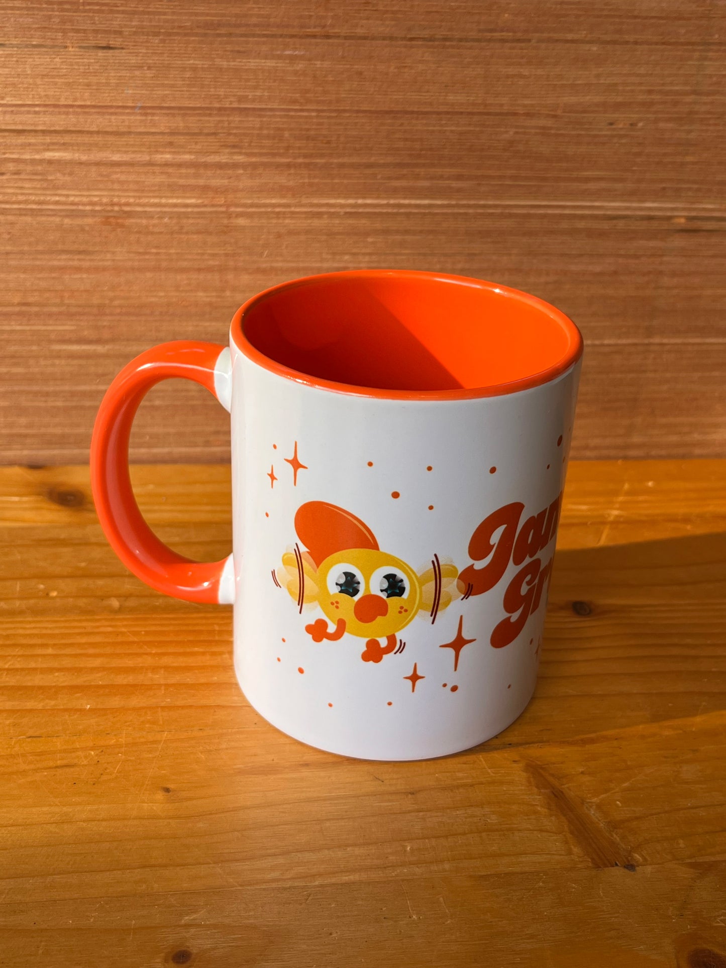 Mug Jamais Grandir design vintage