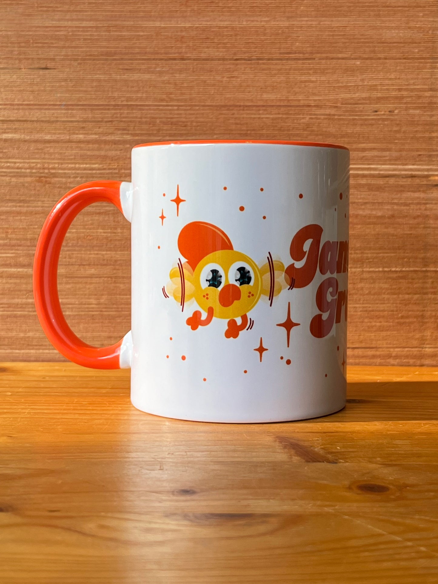 Mug Jamais Grandir design vintage