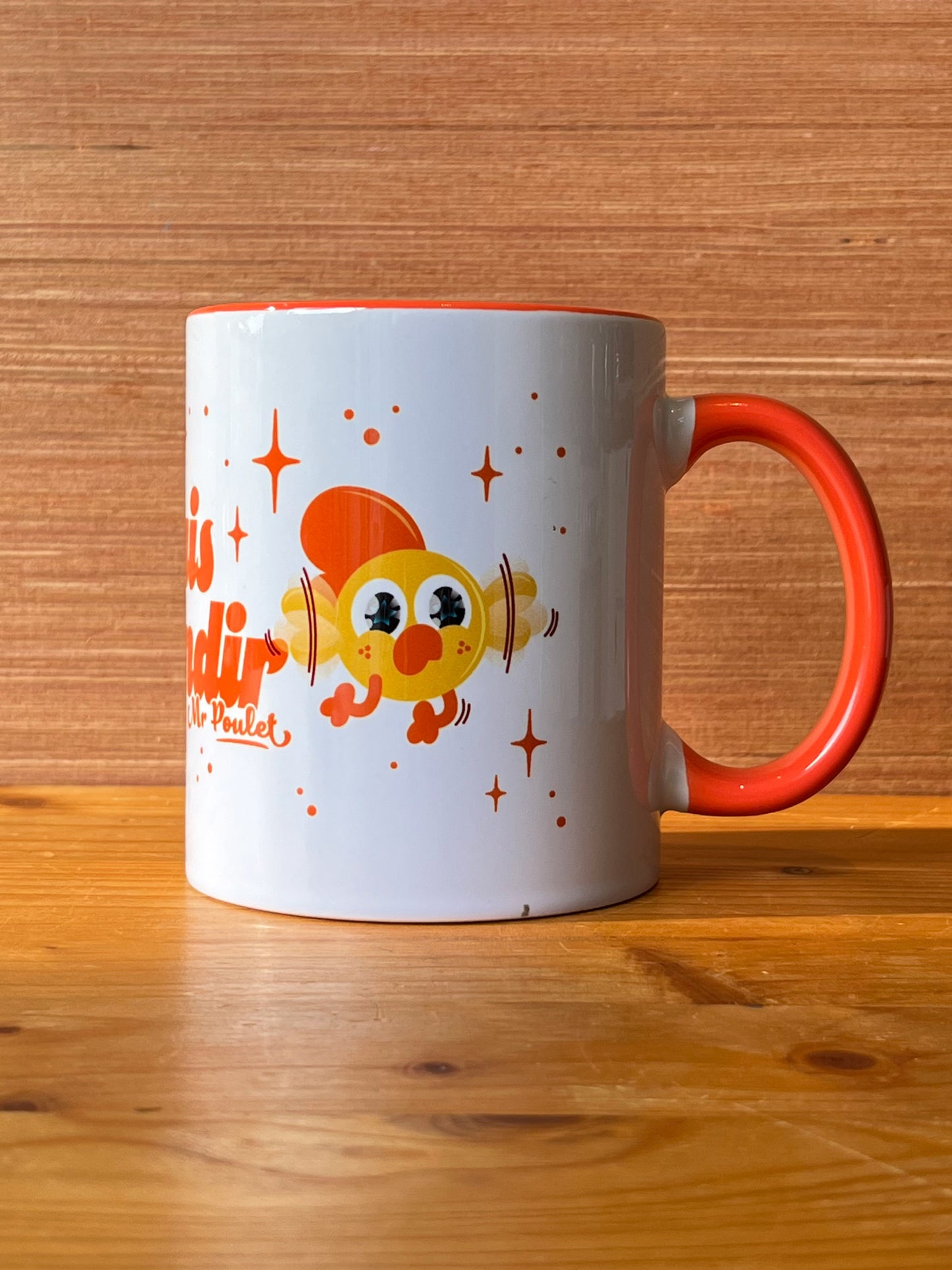 Mug Jamais Grandir design vintage