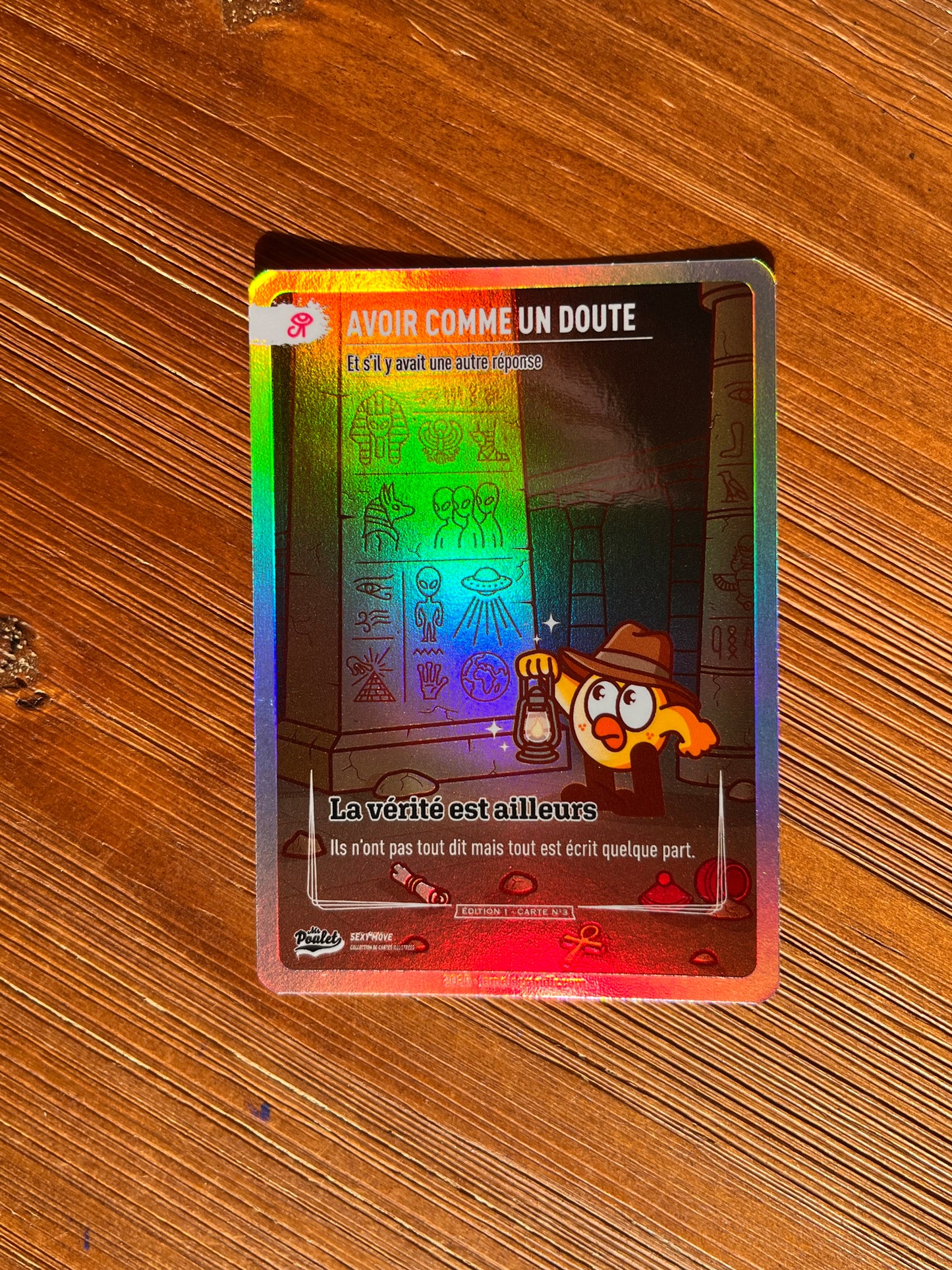 Avoir comme un doute - Carte seule