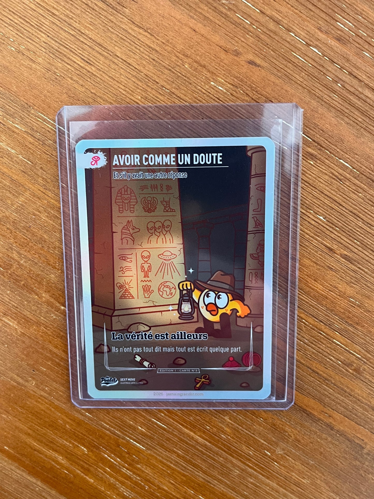 Avoir comme un doute - Carte seule