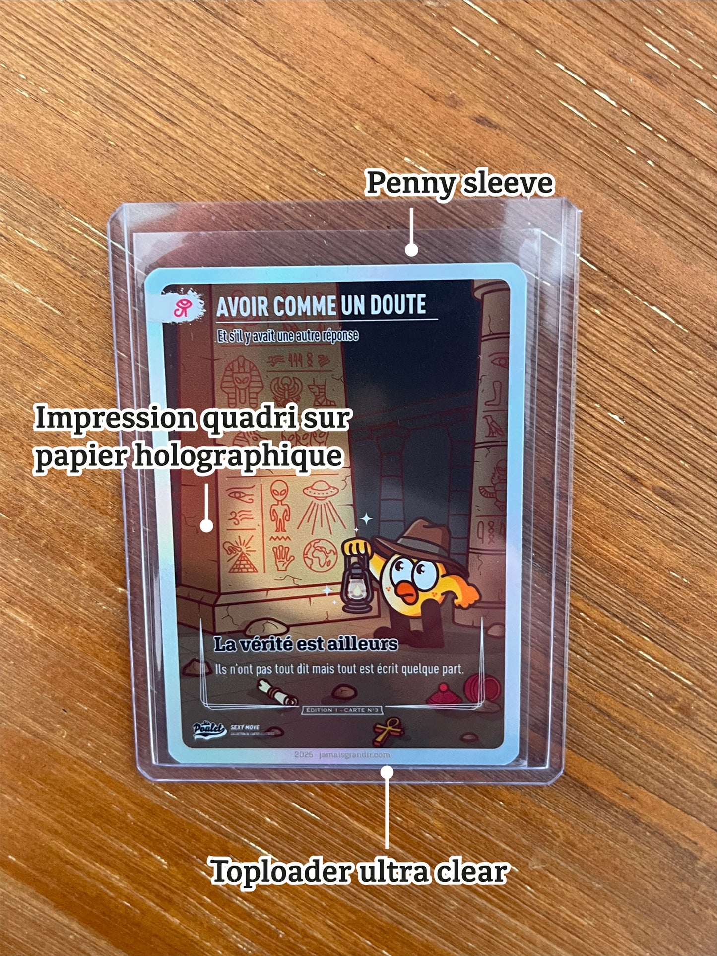 Avoir comme un doute - Carte seule